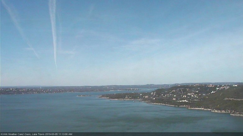 Lake Travis webcam, March 5, 2019 10:15 AM CT