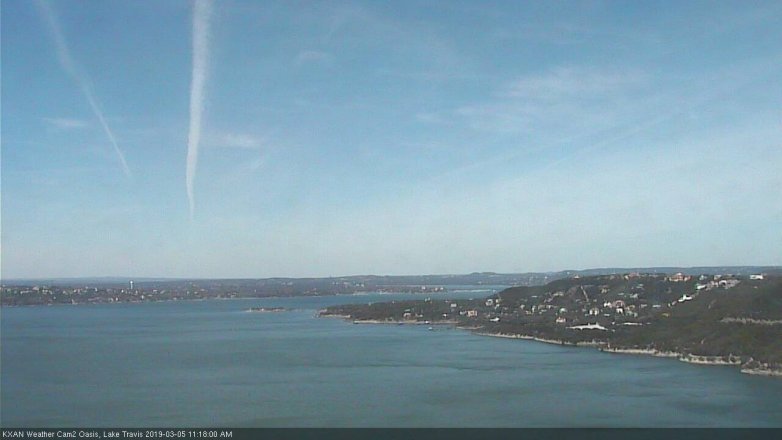 Lake Travis webcam, March 5, 2019 10:20 AM CT