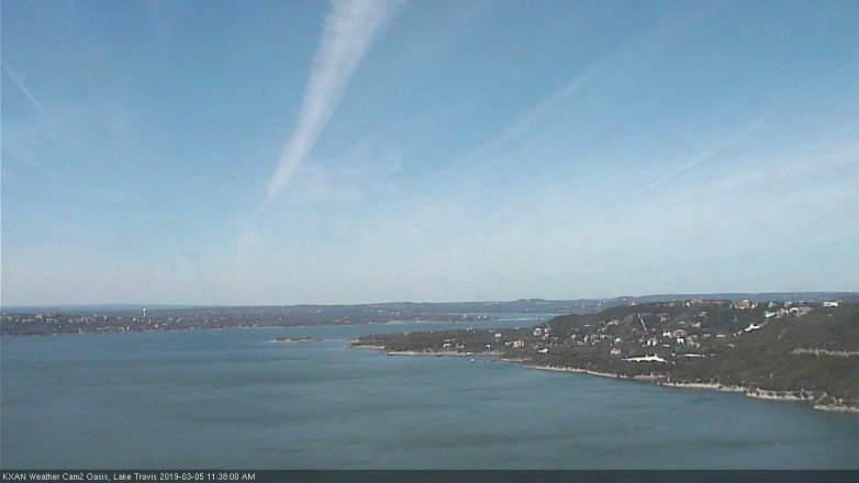 Lake Travis webcam, March 5, 2019 10:40 AM CT