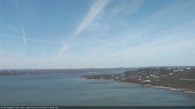 Lake Travis webcam, March 5, 2019 10:50 AM CT
