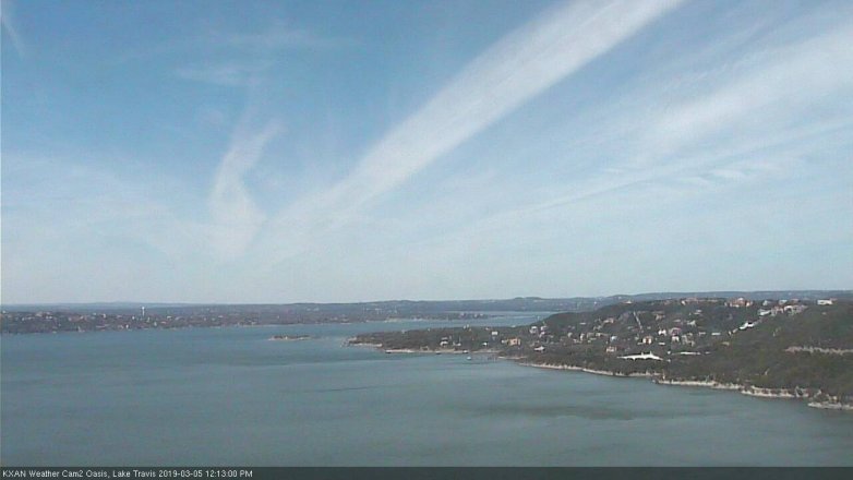 Lake Travis webcam, March 5, 2019 11:15 AM CT