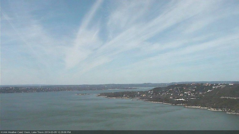 Lake Travis webcam, March 5, 2019 11:30 AM CT