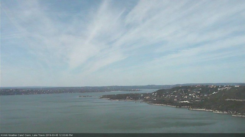 Lake Travis webcam, March 5, 2019 11:35 AM CT