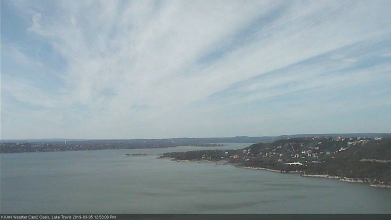 Lake Travis webcam, March 5, 2019 11:55 AM CT