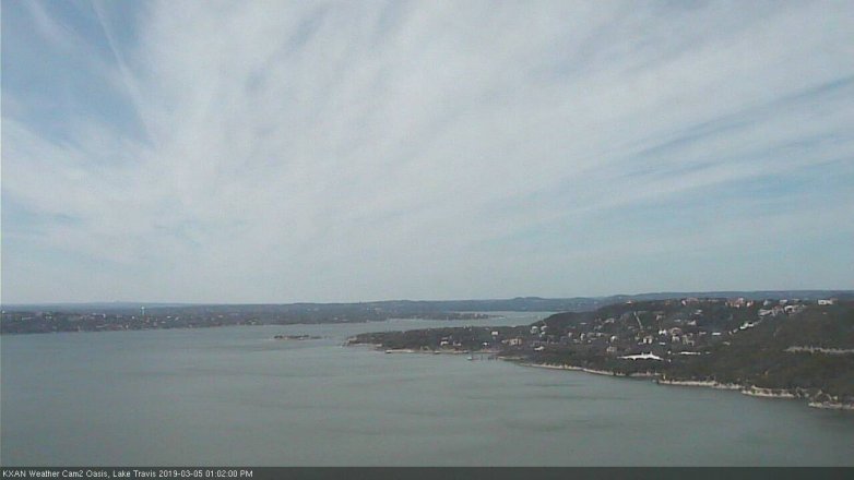 Lake Travis webcam, March 5, 2019 12:05 PM CT