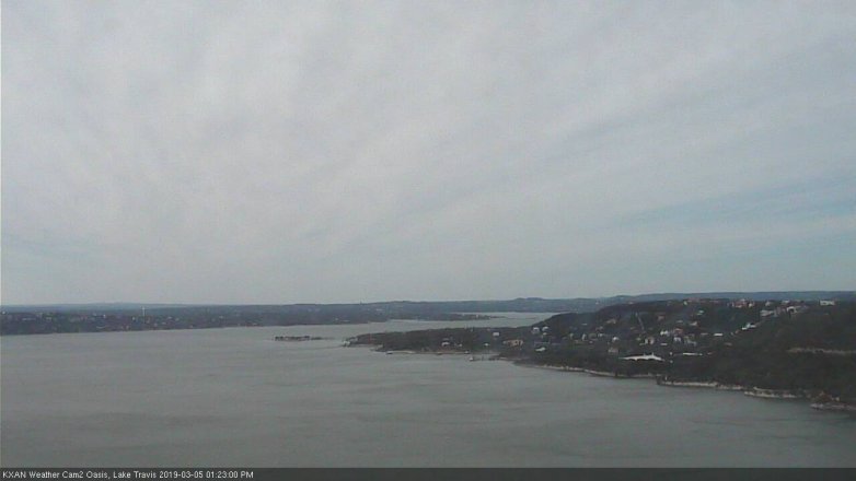 Lake Travis webcam, March 5, 2019 12:25 PM CT
