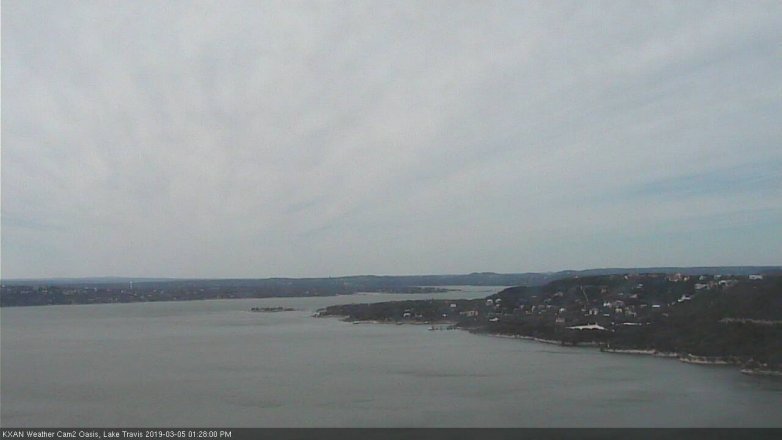 Lake Travis webcam, March 5, 2019 12:30 PM CT