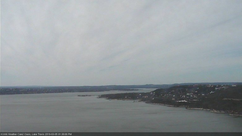 Lake Travis webcam, March 5, 2019 12:40 PM CT