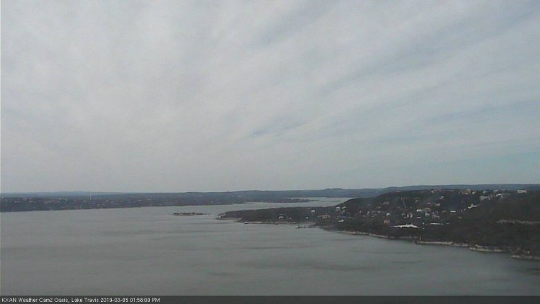 Lake Travis webcam, March 5, 2019 1:00 PM CT