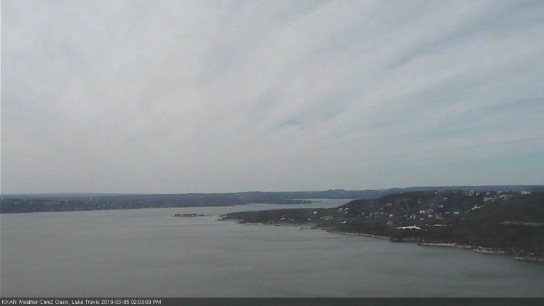 Lake Travis webcam, March 5, 2019 1:05 PM CT