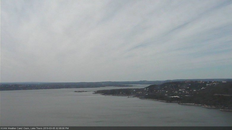 Lake Travis webcam, March 5, 2019 1:10 PM CT