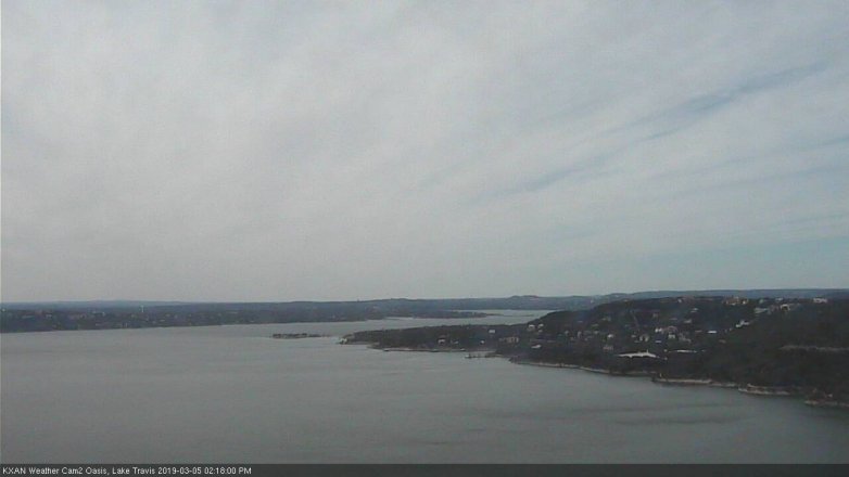 Lake Travis webcam, March 5, 2019 1:20 PM CT