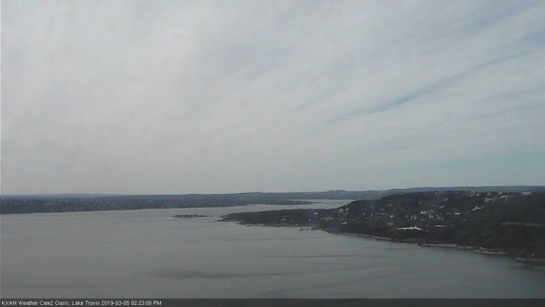 Lake Travis webcam, March 5, 2019 1:25 PM CT