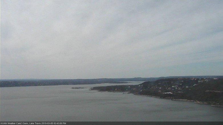 Lake Travis webcam, March 5, 2019 1:45 PM CT