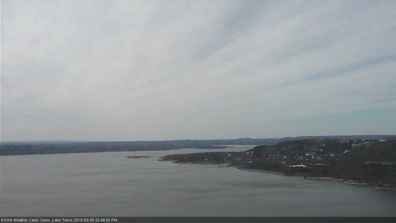 Lake Travis webcam, March 5, 2019 1:50 PM CT