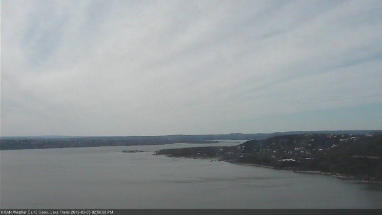 Lake Travis webcam, March 5, 2019 2:00 PM CT