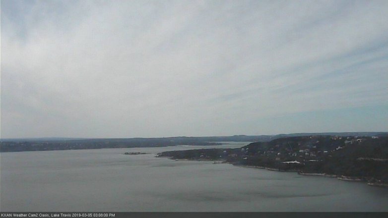 Lake Travis webcam, March 5, 2019 2:10 PM CT
