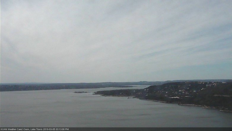Lake Travis webcam, March 5, 2019 2:15 PM CT