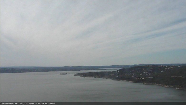 Lake Travis webcam, March 5, 2019 2:25 PM CT