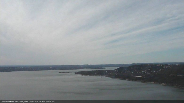 Lake Travis webcam, March 5, 2019 2:35 PM CT