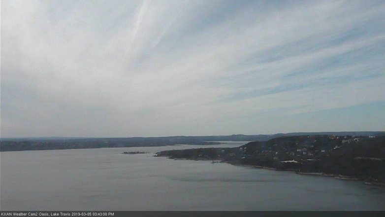 Lake Travis webcam, March 5, 2019 2:45 PM CT