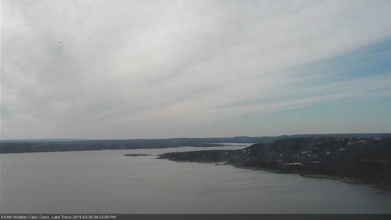 Lake Travis webcam, March 5, 2019 3:25 PM CT