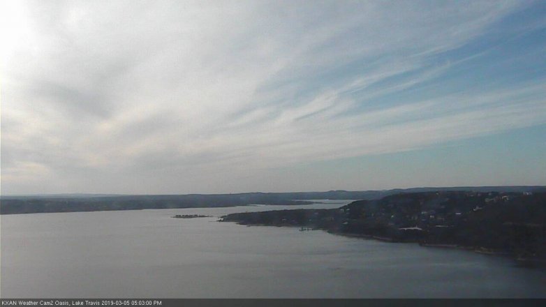 Lake Travis webcam, March 5, 2019 4:05 PM CT