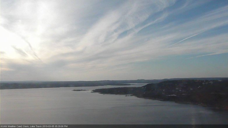 Lake Travis webcam, March 5, 2019 4:30 PM CT
