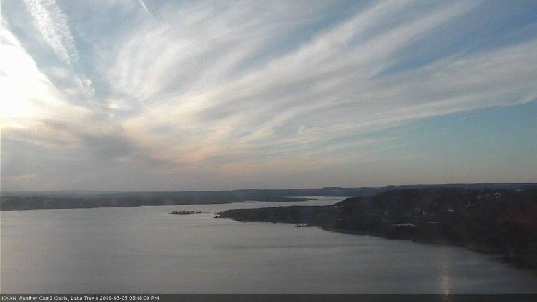 Lake Travis webcam, March 5, 2019 4:50 PM CT