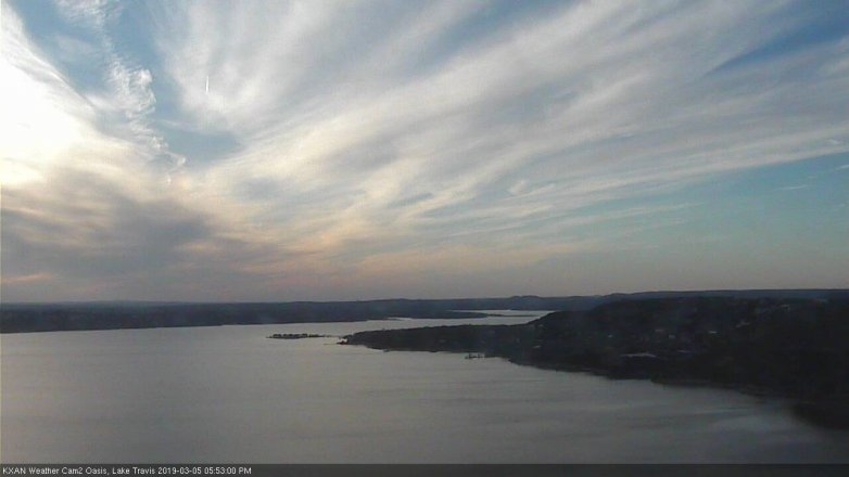 Lake Travis webcam, March 5, 2019 4:55 PM CT