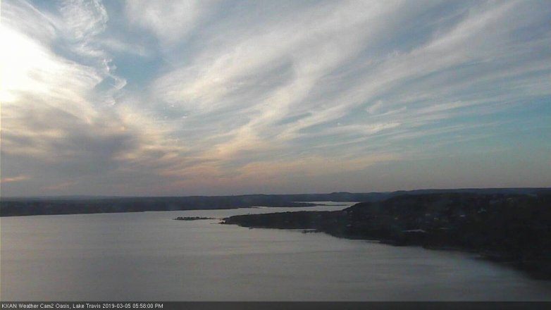 Lake Travis webcam, March 5, 2019 5:00 PM CT