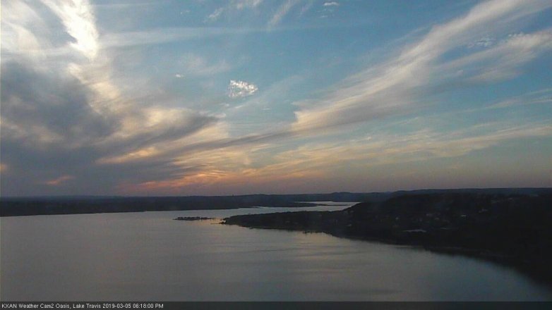 Lake Travis webcam, March 5, 2019 5:20 PM CT