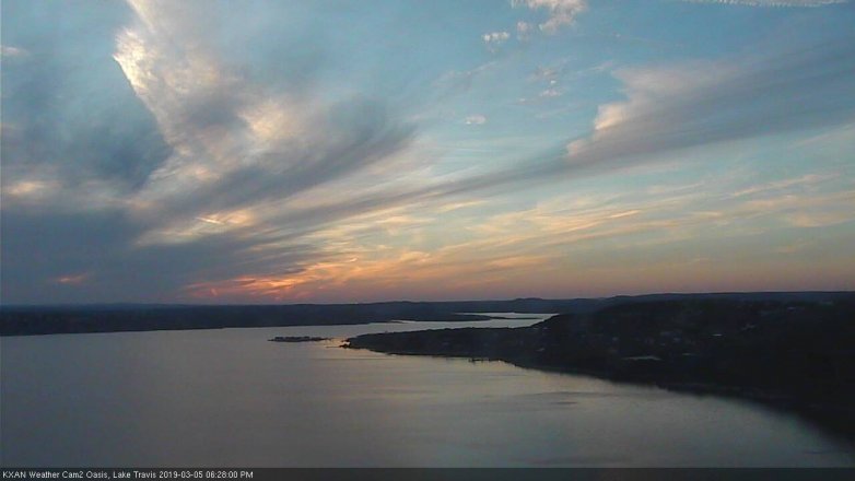 Lake Travis webcam, March 5, 2019 5:30 PM CT