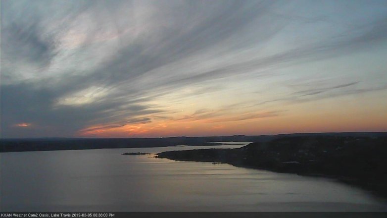 Lake Travis webcam, March 5, 2019 5:40 PM CT