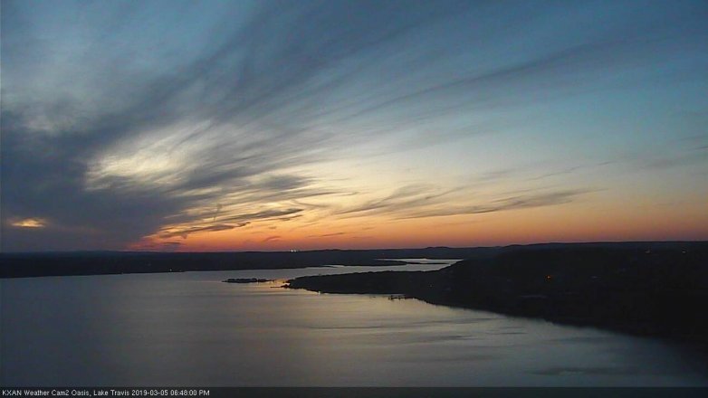 Lake Travis webcam, March 5, 2019 5:50 PM CT