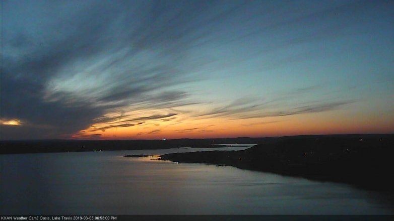 Lake Travis webcam, March 5, 2019 5:55 PM CT