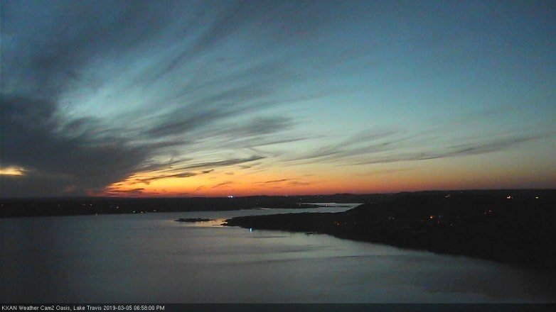 Lake Travis webcam, March 5, 2019 6:00 PM CT