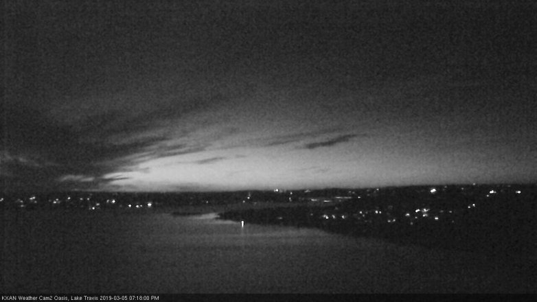 Lake Travis webcam, March 5, 2019 6:20 PM CT
