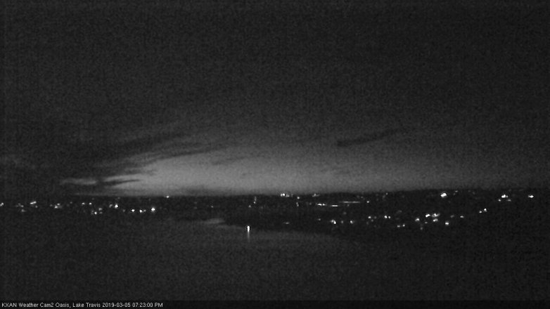 Lake Travis webcam, March 5, 2019 6:25 PM CT
