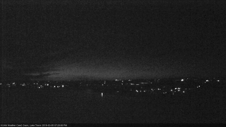 Lake Travis webcam, March 5, 2019 6:30 PM CT