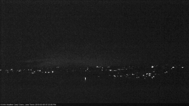 Lake Travis webcam, March 5, 2019 6:35 PM CT