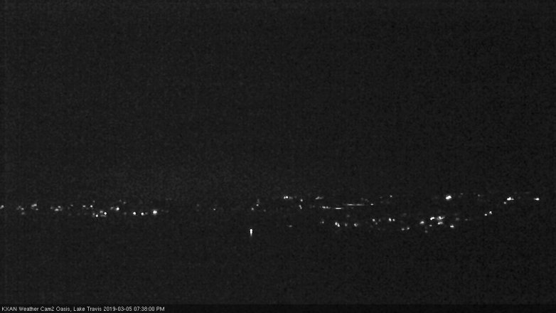 Lake Travis webcam, March 5, 2019 6:40 PM CT