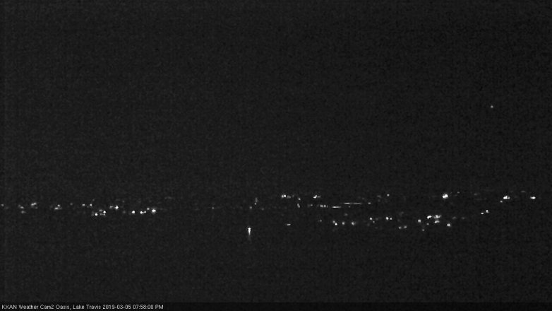 Lake Travis webcam, March 5, 2019 7:00 PM CT
