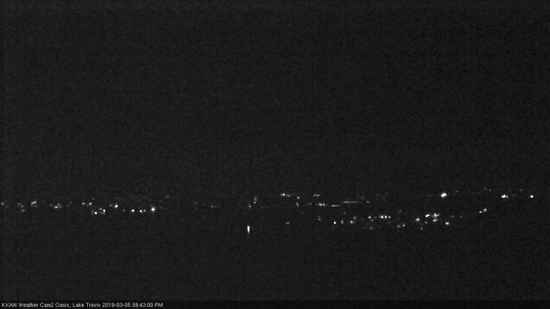 Lake Travis webcam, March 5, 2019 7:45 PM CT
