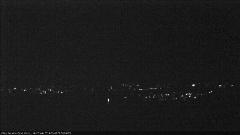 Lake Travis webcam, March 5, 2019 7:55 PM CT
