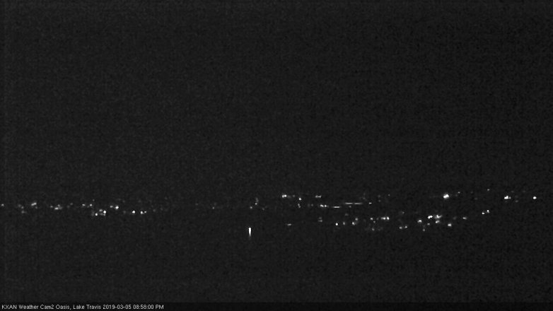 Lake Travis webcam, March 5, 2019 8:00 PM CT
