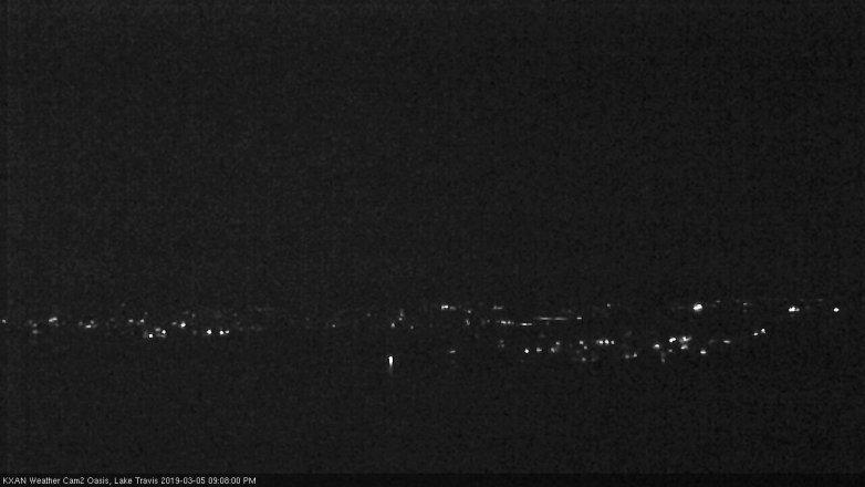 Lake Travis webcam, March 5, 2019 8:10 PM CT