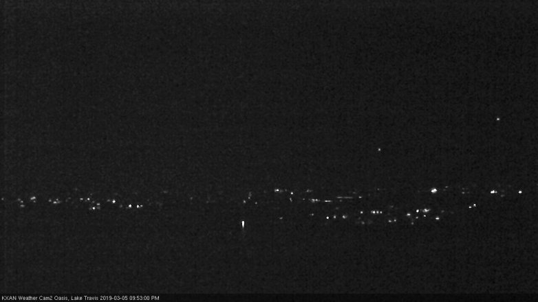 Lake Travis webcam, March 5, 2019 8:55 PM CT