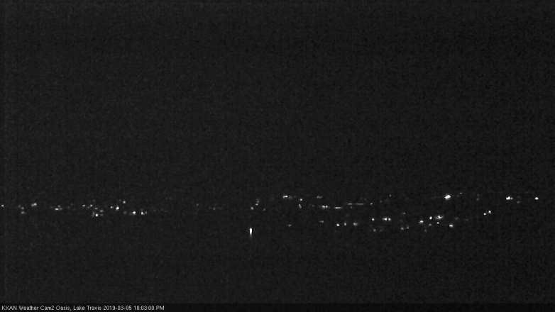 Lake Travis webcam, March 5, 2019 9:05 PM CT