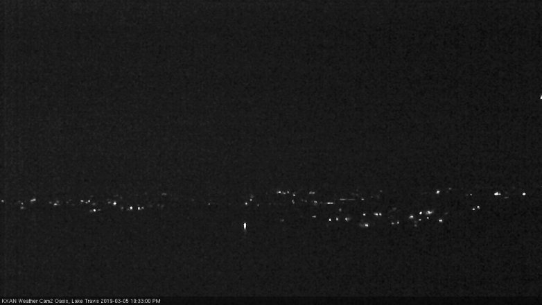 Lake Travis webcam, March 5, 2019 9:35 PM CT